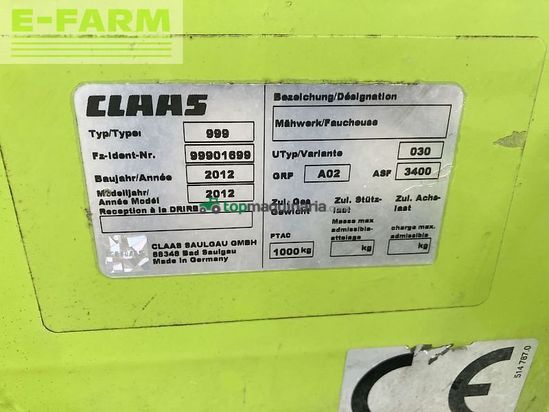 Cortacésped manual - Claas - disco 3900 contour