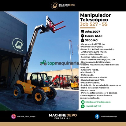 Manipulador Telescópico JCB 527 - 55