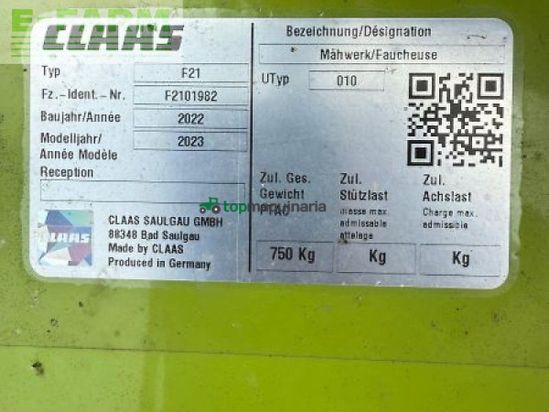 Cortacésped manual - Claas - disco 28 messerschnellwechsel