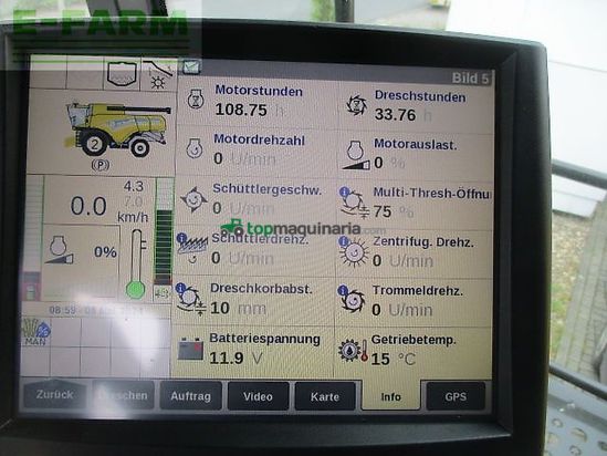 Cosechadora de Cereal - New Holland - cx 8.70