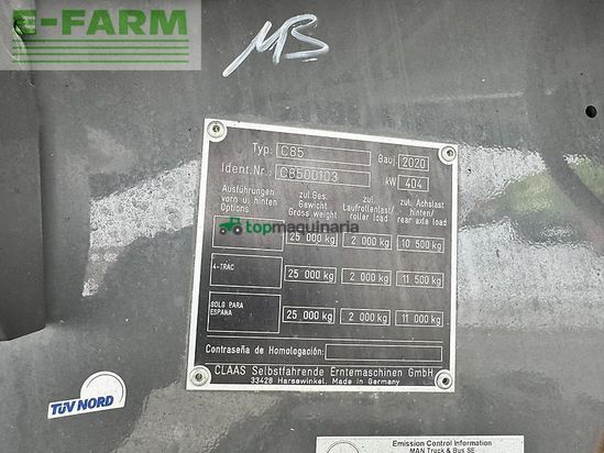 Cosechadora de Cereal - Claas - lexion 7700 tt