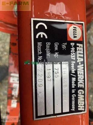 Henificador - Fella - th 680 d hydro