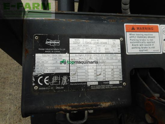 Elevadora - Doosan - g25gp diesel triplex 4,7m + ss ( bj. 2020 )