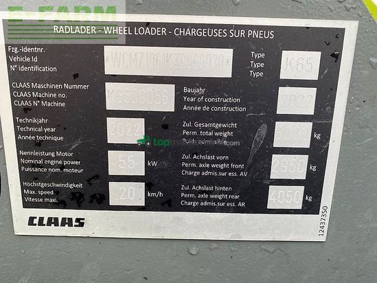 Minicargadora - Claas - torion 535 high-lift