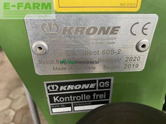 Cabezal - Krone - easy collect 600-2fp