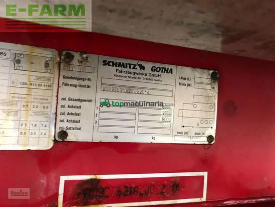 Remolqu agrícola -  - schmitz gotha afpr18