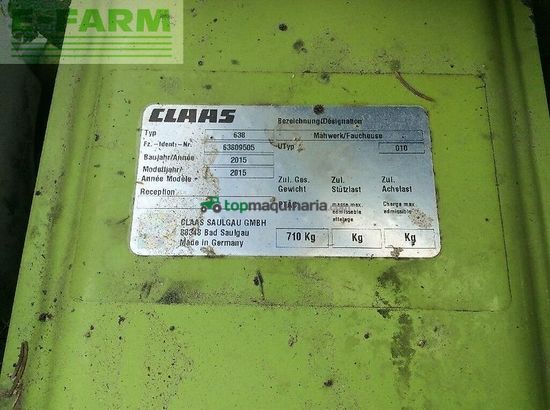 Cortacésped manual - Claas - disco 3050