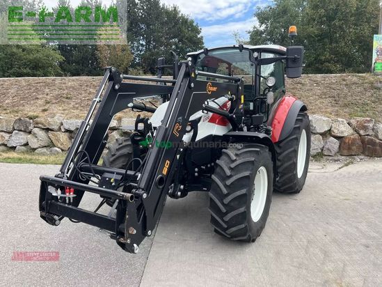 Tractor agrícola - Steyr - plus 4100 mit hauer frontlader