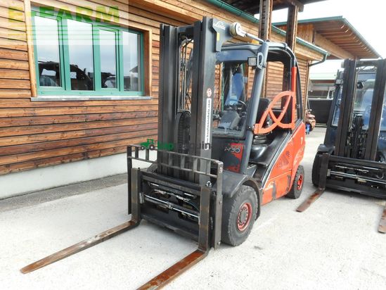 Elevadora - Linde - h30d-01 triplex 4,8m + ss + zv + halbkab.