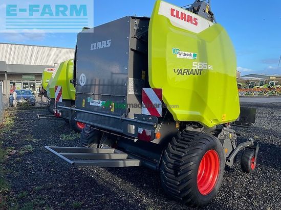 Empacadora gigant - Claas - variant 585 rc