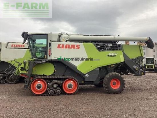 Cosechadora de Cereal - Claas - trion 660 terra trac