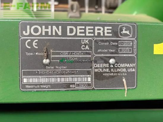 Cosechadora de Cereal - John Deere - x9 1000