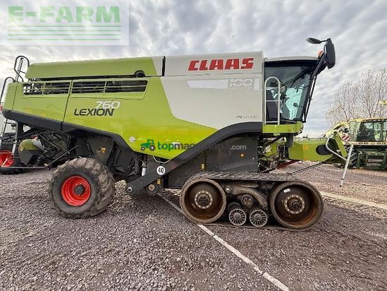 Cosechadora de Cereal - Claas - lexion 760 terra trac