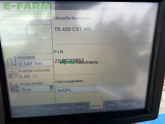 Tractor agrícola - New Holland - t8.420