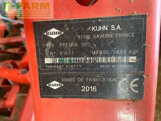 Sembradora directa - Kuhn - premia 300-24