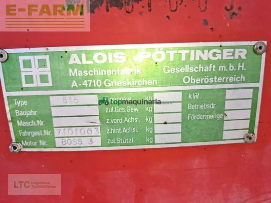 Remolqu agrícola - Pöttinger - boss 3