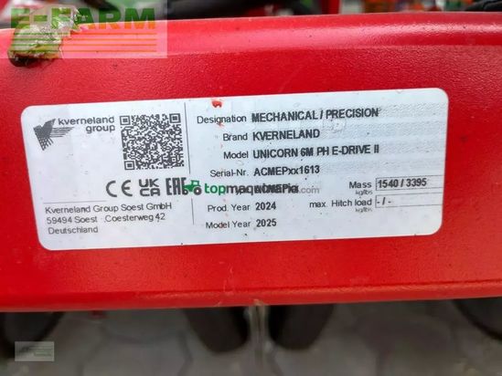 Sembradora monograno mecanica - Kverneland - unicorn sd e-drive