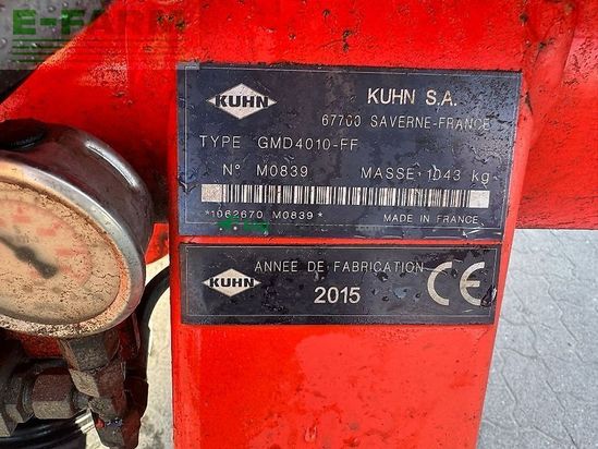 Cortacésped manual - Kuhn - gmd 4010-ff