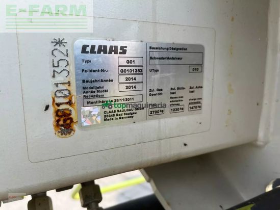 Rastrillo - Claas - liner 1750