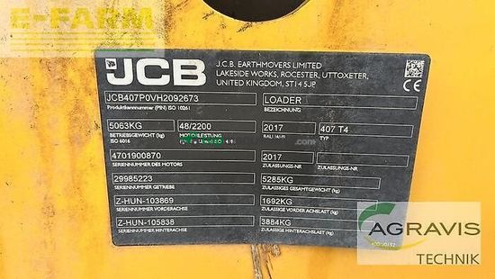 Minicargadora - JCB - 407 t4