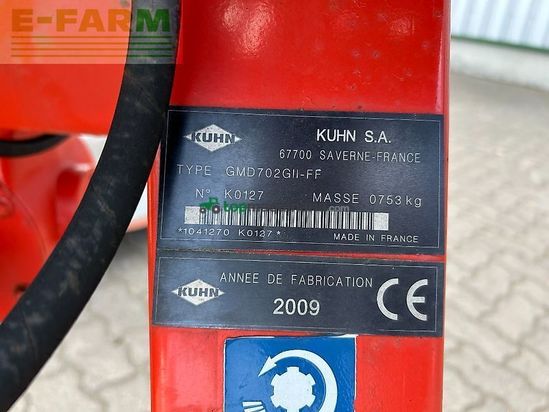 Cortacésped manual - Kuhn - gmd 702 gii