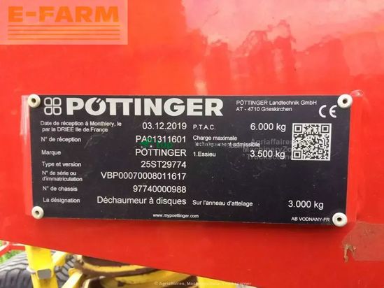 Cultivador - Pöttinger - terradisc 4001t