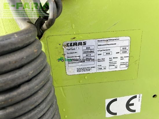 Cortacésped manual - Claas - disco 3100 f profil