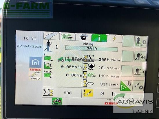 Cortacésped manual - Claas - disco 9100 c as