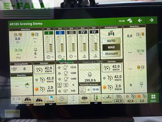 Tractor agrícola - John Deere - 6r185 *garantieverlängerung*