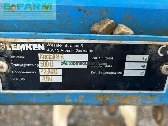 Cultivador - Lemken - kristall 9/500 ku