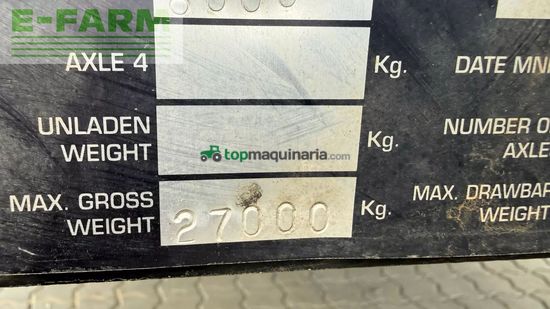 Remolqu agrícola -  - 27tll