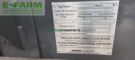 Cosechadora de Cereal - Claas - TRION 520 E5