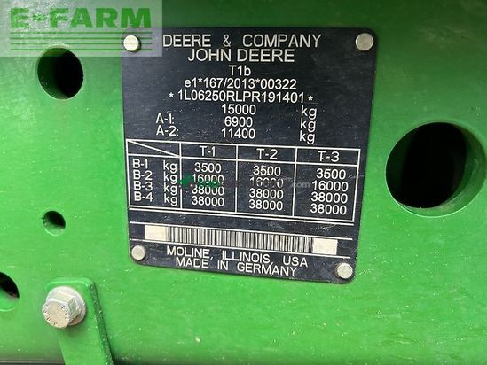 Tractor agrícola - John Deere - 6r 250 *mietrückläufer*