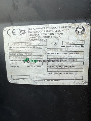 Manipulador Telescópico Jcb 520/40 Loadall