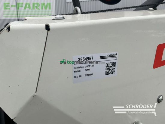 Henificador - Claas - liner 1700