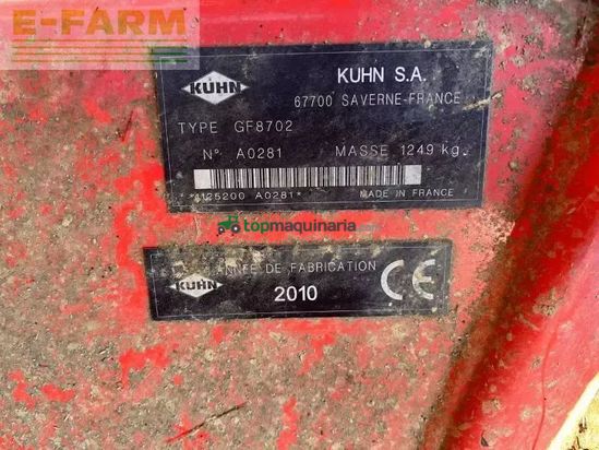 Henificador - Kuhn - gf 8702
