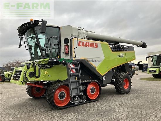 Cosechadora de Cereal - Claas - trion 750 terra trac