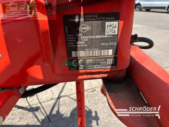 Henificador - Kuhn - gf 502