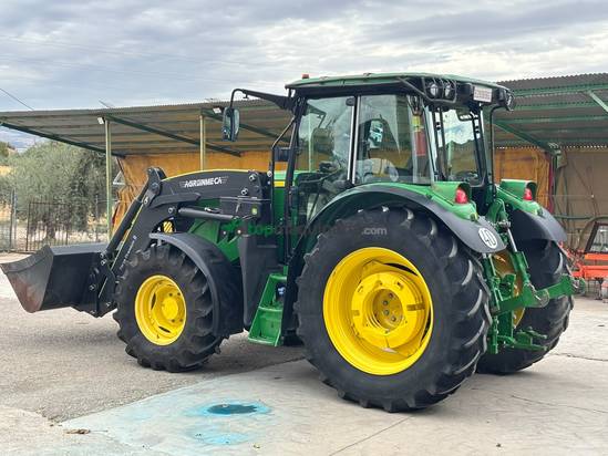 Tractor agrícola - John Deere -  6115 MC con Pala Agroinmeca 