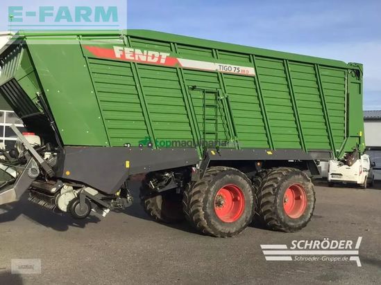 Remolqu agrícola - Fendt - tigo 75 xr