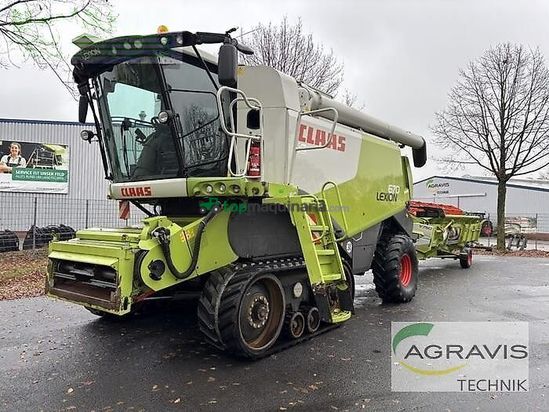 Cosechadora de Cereal - Claas - lexion 670 terra trac + sw v750 + tw