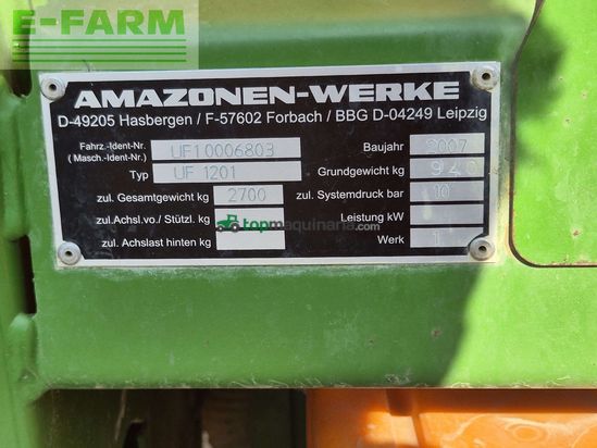 Atomizador - Amazone - uf 1201 feldspritze
