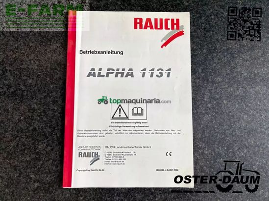 Esparcidor - Rauch - alpha 1131