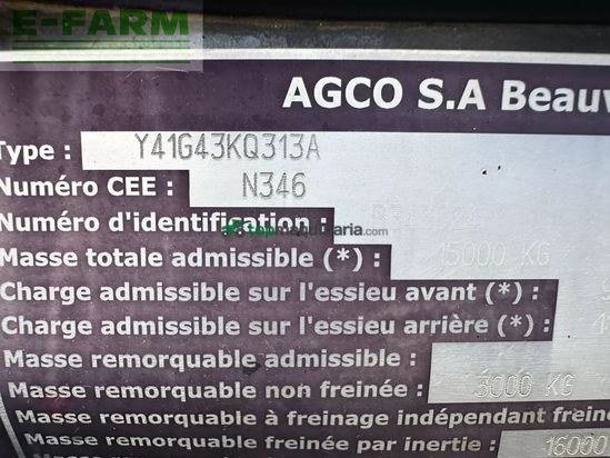 Tractor agrícola - Massey Ferguson - mf 8670