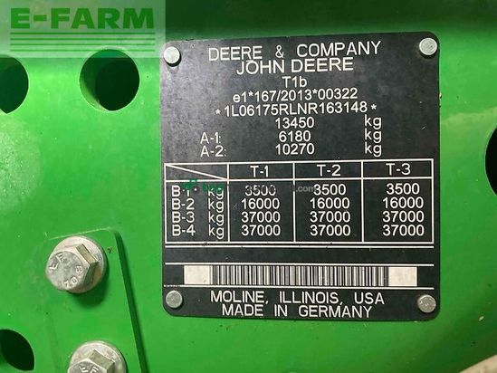 Tractor agrícola - John Deere - 6r 175