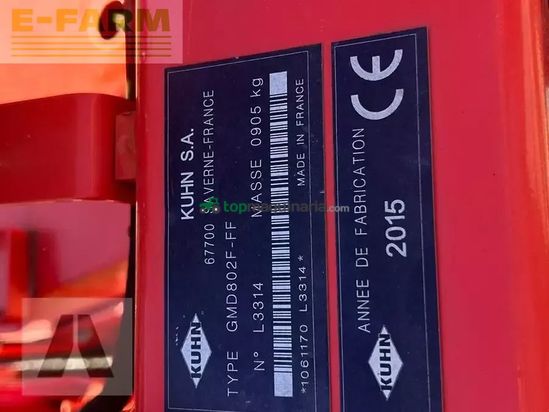 Cortacésped manual - Kuhn - gmd 802 f-ff
