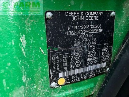 Tractor agrícola - John Deere - 8r370 *auto powr* demo