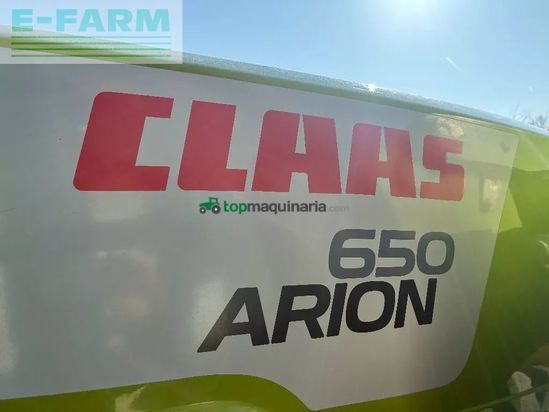 Tractor agrícola - Claas - arion 650 cebis
