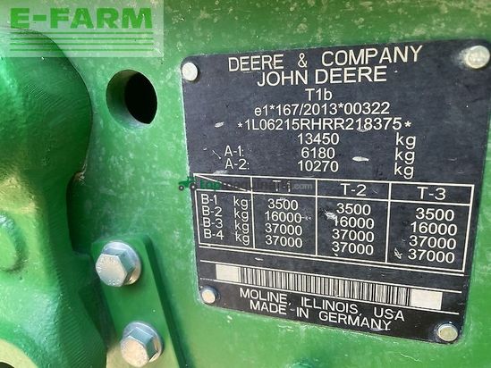 Tractor agrícola - John Deere - 6r215 / 6r 215