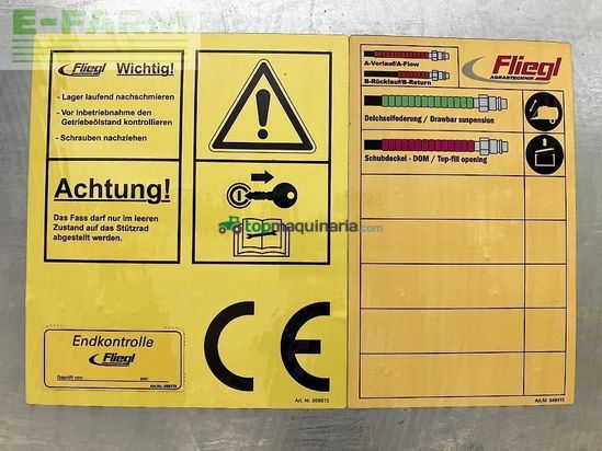 Cuba de purin - Fliegl - fw 16000 road x line